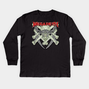 design a name!-megadeth-your-file-must be at least Kids Long Sleeve T-Shirt